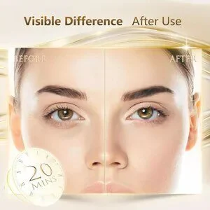 Eye Contour Masks – 3 Sets Gegen Augenringe & Schwellungen, Mit Hyaluron & Grünem Tee